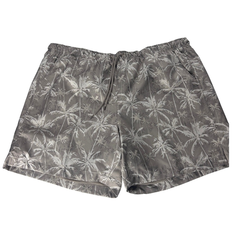 DSG Rec Short Relaxed‎ Fit 6 Inch Inseam Palm Tree Print Men's Size 2XL New